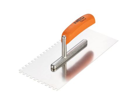 Neo Tools - Paca z zębami, 270 x 128 mm, ząb 6 x 6 x 6 mm, uchwyt drewniany - 50-162