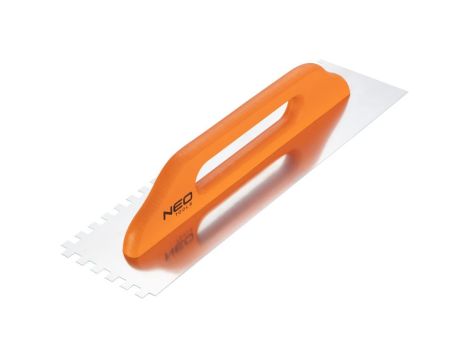 Neo Tools - Paca z zębami, 480 x 128 mm, ząb 10 x 10 x 10 mm, uchwyt drewniany - 50-183