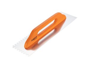 Neo Tools - Paca z zębami, 480 x 128 mm, ząb 8 x 8 x 8 mm, uchwyt drewniany - 50-182