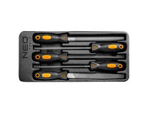 Neo Tools - Pilniki, zestaw 5 szt., wkładka - 84-244