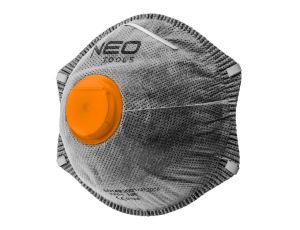 Neo Tools - Półmaska przeciwpyłowa, z aktywnym węglem FFP2, z zaworem, 3 szt. - 97-301