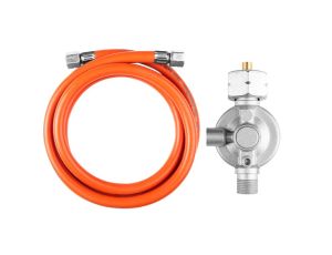 Neo Tools - Regulator ciśnienia gazu i wąż 1,5m, na rynek polski, do butli 50 Kw - 90-083-6