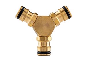 Neo Tools - Rozdzielacz typu Y, mosiężny - 15-748