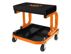 Neo Tools - Stołek warsztatowy na kółkach z półką na narzędzia - 11-604