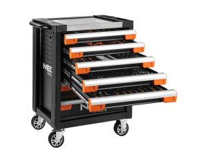 Neo Tools - Szafka narzędziowa 7 szuflad PRO, 174 elementy - 84-220+G