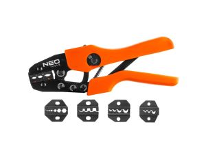 Neo Tools - Szczypce do zaciskania końcówek zestaw 5 szczęk - 01-537