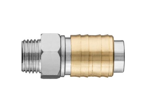 Neo Tools - Szybkozłączka do kompresora z gwintem zewnętrznym 3/8" - 12-636