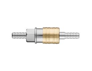 Neo Tools - Szybkozłączka do kompresora z końcówką na wąż 6 mm - 12-630