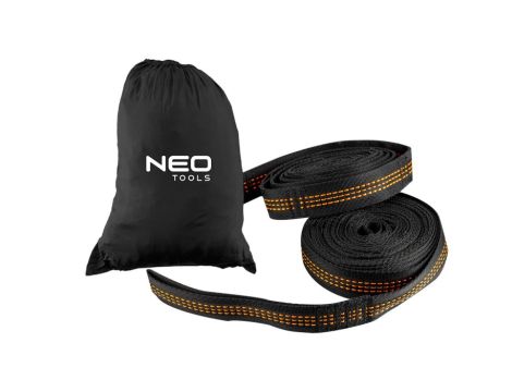 Neo Tools - Taśmy do hamaków 2.5m 2 szt. 15 oczek 300kg - 63-141