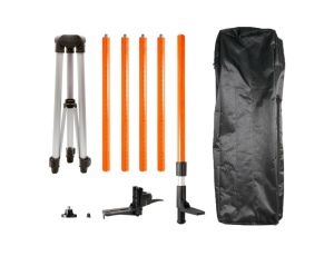 Neo Tools - Tyczka do laserów ze statywem 3.7 m - 75-115