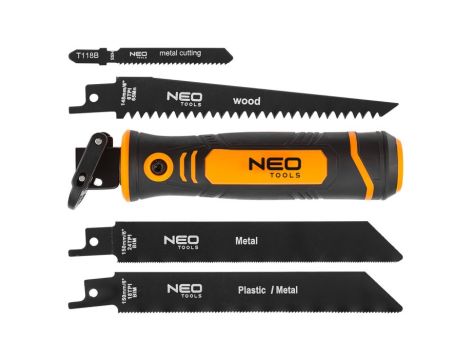 Neo Tools - Uchwyt do brzeszczotów, uniwersalny, zestaw 4 + 1 - 44-650