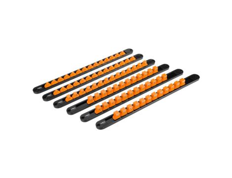 Neo Tools - Uchwyty na nasadki 1/4", 3/8", 1/2" - zestaw 6 szt. - 08-002