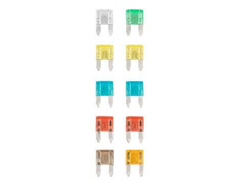 Neo Tools - Zestaw bezpieczników samochodowych, 10 sztuk - 11-992 op=5 szt