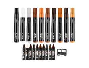 Neo Tools - Zestaw naprawczy do mebli 21 elementów (markery i kredki woskowe) - 13-880