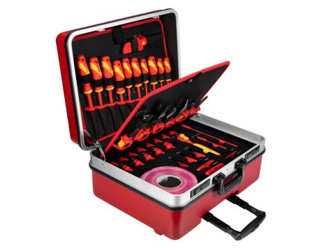 Neo Tools - Zestaw narzędzi izolowanych do naprawy aut elektrycznych i hybrydowych 51 el. - 01-312