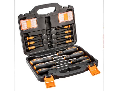 Neo Tools - Zestaw wkrętaków i końcówek wkrętakowych, 30 szt. - 04-209