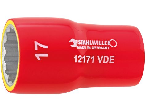 STAHLWILLE - 12171 VDE 17 3/8 " Nasadka VDE Rozm. 17mm Dł.49mm - 02380017