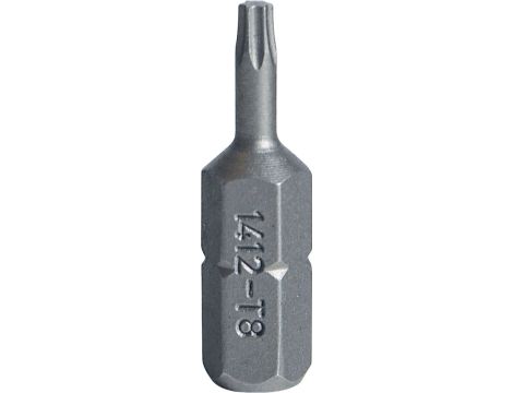 STAHLWILLE - 1412 TORX® Bit do wkrętaka T8 Sześciokątny C 6,3 Dł.25mm - 08130008