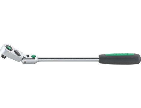 STAHLWILLE - 452QR Grzechotka przegubowa QR z drobnymi zębami 3/8 RSW.4.5° Dł.300mm - 12261010
