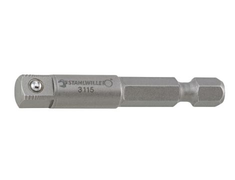 STAHLWILLE - 3115 Adapter bitów Sześciokątny 1/4" Zewnętrzny kwadrat 1/4" Dł.50mm - 31150000