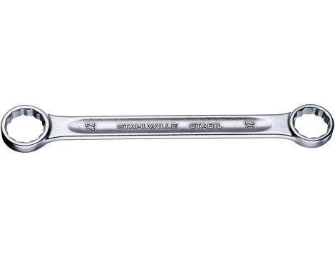 STAHLWILLE - 21 27 x 32 Dwustronny klucz oczkowy Rozm. 27 x 32 mm Dł.320mm - 41052732