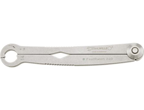 STAHLWILLE - FastRatch 240 14-9/16 Klucz z grzechotką FastRatch Rozm. 14 x Rozm. 9/16 mm/" Dł.174.6mm - 41101414
