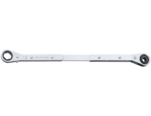 STAHLWILLE - 25GK 8 x 12 Dwustronny klucz oczkowy z grzechotką Rozm. 8 x 12 mm Dł.255mm - 41180812