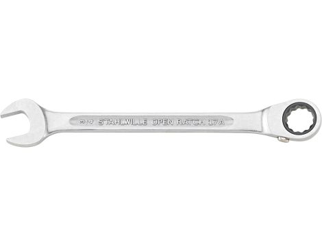 STAHLWILLE - OPEN RATCH 17a 1 Klucz płasko-oczkowy z grzechotką OPEN RATCH Rozm. 1 " Dł.295mm - 41474848