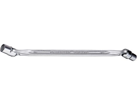 STAHLWILLE - FLEXI 29a 3/8 x 7/16 Klucz nasadowy dwustronny przegubowy FLEXI Rozm. 3/8 x 7/16 " Dł.202mm - 43412428