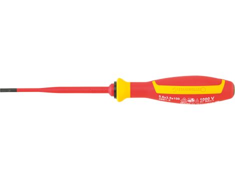 STAHLWILLE - DRALL⁺ 4661 VDE 3,5 Wkrętak do narzędzi z rowkiem DRALL+ VDE 0,6mm x 3.5mm Dł.100mm - 46613035