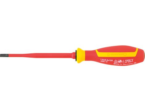 STAHLWILLE - DRALL⁺ 4661 VDE 5,5 Wkrętak do narzędzi z rowkiem DRALL+ VDE 1,0mm x 5.5mm Dł.125mm - 46613055