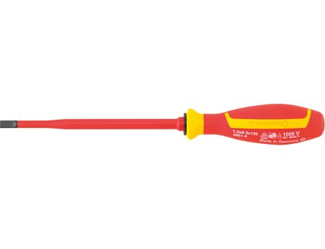 STAHLWILLE - DRALL⁺ 4661 VDE 6,5 Wkrętak do narzędzi z rowkiem DRALL+ VDE 1,5mm x 6.5mm Dł.150mm - 46613065