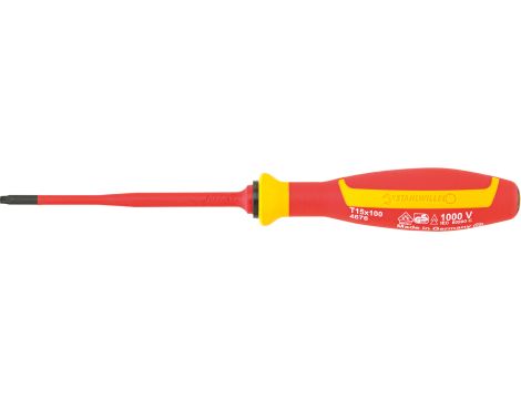 STAHLWILLE - DRALL⁺ 4676 VDE T15 TORX® Wkrętak VDE TORX® DRALL+ T15 Dł.100mm - 46763015