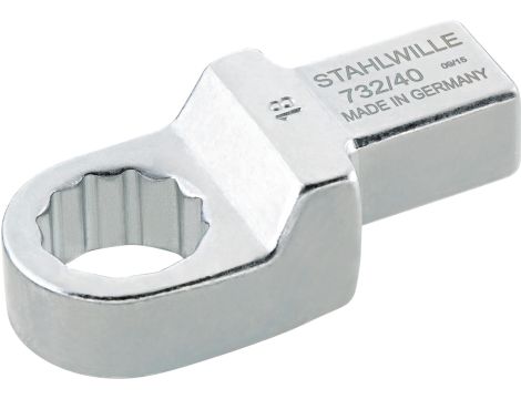 STAHLWILLE - 732/40 19 Oczko do klucza płaskiego Rozm. 19mm Uchwyt narzędziowy14 x 18 - 58224019
