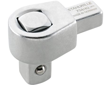 STAHLWILLE - 734/4 Końcówka wtykowa czworokątna Zewnętrzny kwadrat 1/4" Uchwyt narzędziowy9 x 12 - 58240004