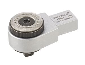 STAHLWILLE - 735/4 Grzechotka wtykowa z drobnymi zębami Napęd wyjściowy 1/4 Uchwyt narzędziowy9 x 12 - 58250004