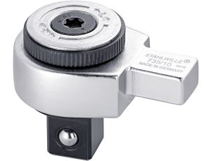 STAHLWILLE - 735/10 Grzechotka wtykowa z drobnymi zębami Napęd wyjściowy 1/2 Uchwyt narzędziowy9 x 12 - 58250010