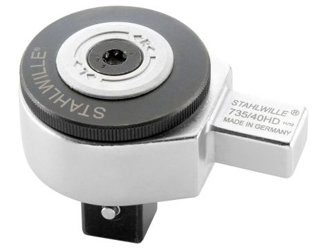 STAHLWILLE - 735/40HD Grzechotka wtykowa z drobnymi zębami Napęd wyjściowy 3/4 Uchwyt narzędziowy14 x 18 - 58250065