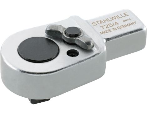 STAHLWILLE - 725/4 Grzechotka wtykowa Napęd wyjściowy 1/4 Uchwyt narzędziowy9 x 12 - 58254004