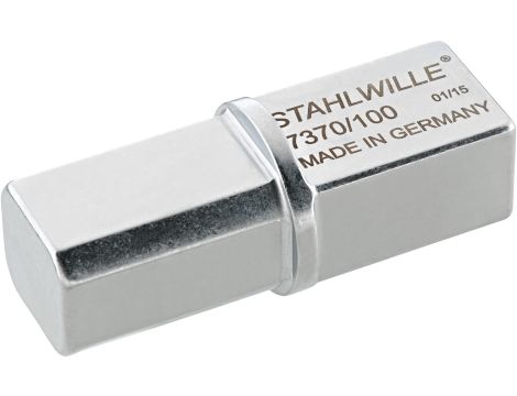 STAHLWILLE - 7370/100 Adapter wtykowy Uchwyt narzędziowy 22 x 28mm Napęd wyjściowy 24,5 x 28mm - 58291100