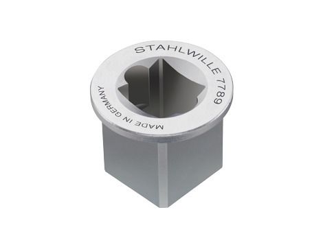 STAHLWILLE - 7789 Adapter czworokątny Gniazdo kwadratowe 1/2mm Zewnętrzny kwadrat 3/4mm - 58521089