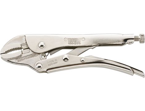 STAHLWILLE - 6564 145 Szczypce zaciskowe Dł.145mm Głowica jasny nikiel Uchwyty jasny nikiel - 65642145