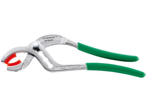 STAHLWILLE - 6576 Szczypce do łączenia Dł.230mm Głowica chromowane Uchwyty z powłoką z tworzywa sztucznego - 65765231