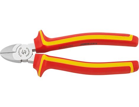 STAHLWILLE - 6720 4 180 VDE Szczypce tnące boczne VDE Dł.180mm Głowica  Uchwyty  - 67204180