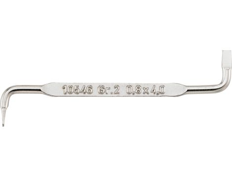STAHLWILLE - 10546 4 Gniazdo wkrętaka kątowego Wys.0,8 x 4mm Dł.100mm - 73273002