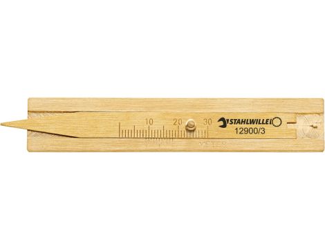STAHLWILLE - 12900/3 Miernik głębokości bieżnika Szer. pomiarowa0-30mm - 77371004