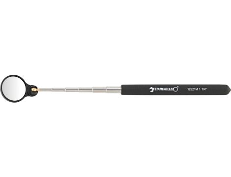 STAHLWILLE - 12921 M 1 1/4 ZOLL / 32MM TELESKOPSPIEGEL. RUND Lusterko teleskopowe ze stali nierdzewnej  Str.1.1/4"/32 mm Dł. - 77401032