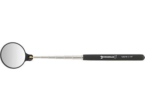 STAHLWILLE - 12921 M 2 1/4 ZOLL / 57MM TELESKOPSPIEGEL. RUND Lusterko teleskopowe ze stali nierdzewnej  Str.2.1/4"/57 mm Dł. - 77401057