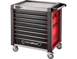 STAHLWILLE - TTS 98/8 R PRO Wózki warsztatowe 98/8 PRO 8 Szuflada 651 x 1001 x 1020 mm czerwony, RAL 3020 - 81200174