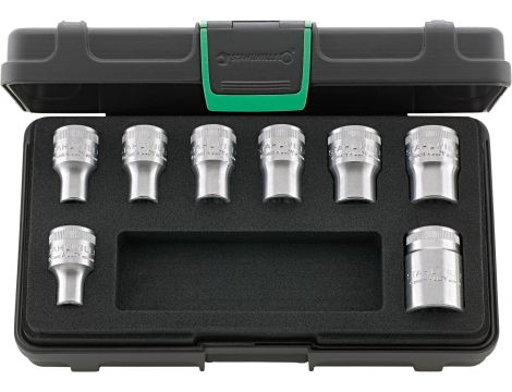 STAHLWILLE - 50TX/8 TORX® 1/2 " Zestaw kluczy nasadowych TORX 50TX/8 TORX® 8 szt. - 96033704
